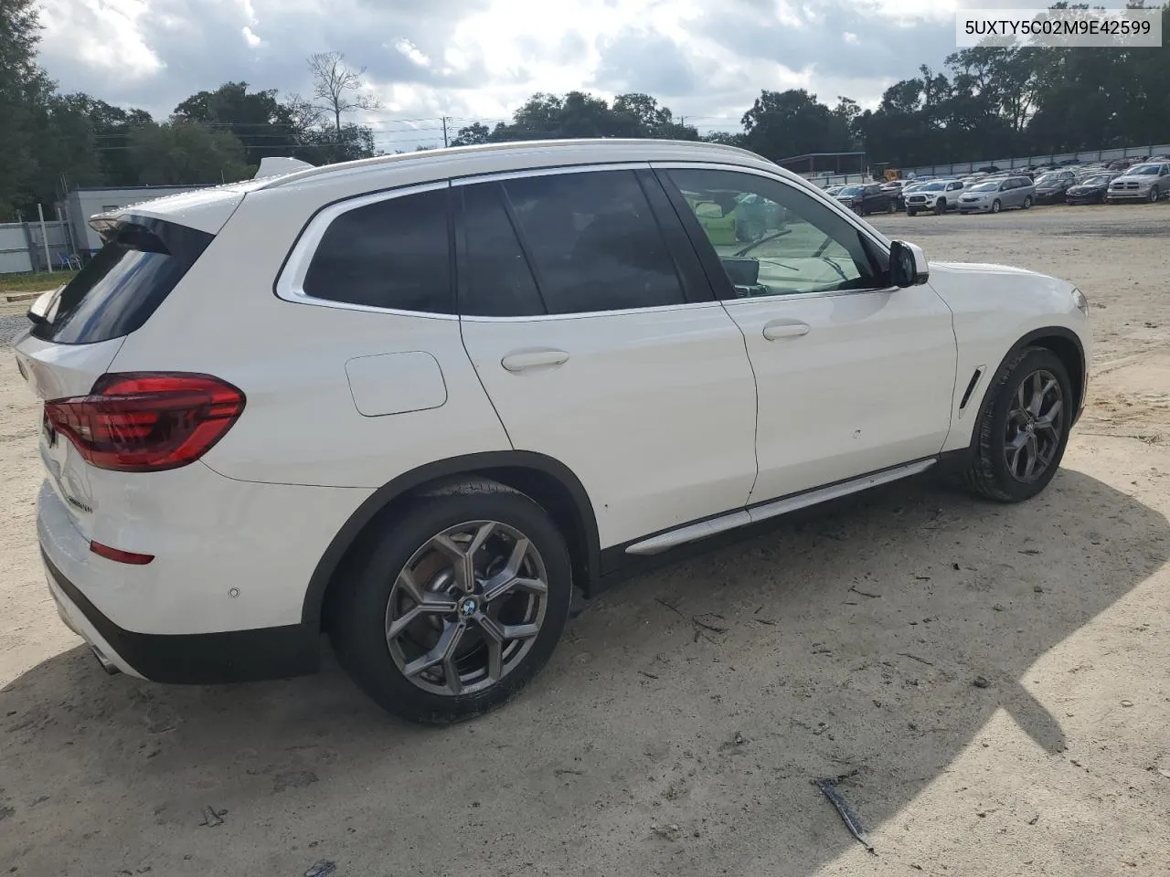 2021 BMW X3 xDrive30I VIN: 5UXTY5C02M9E42599 Lot: 73869654