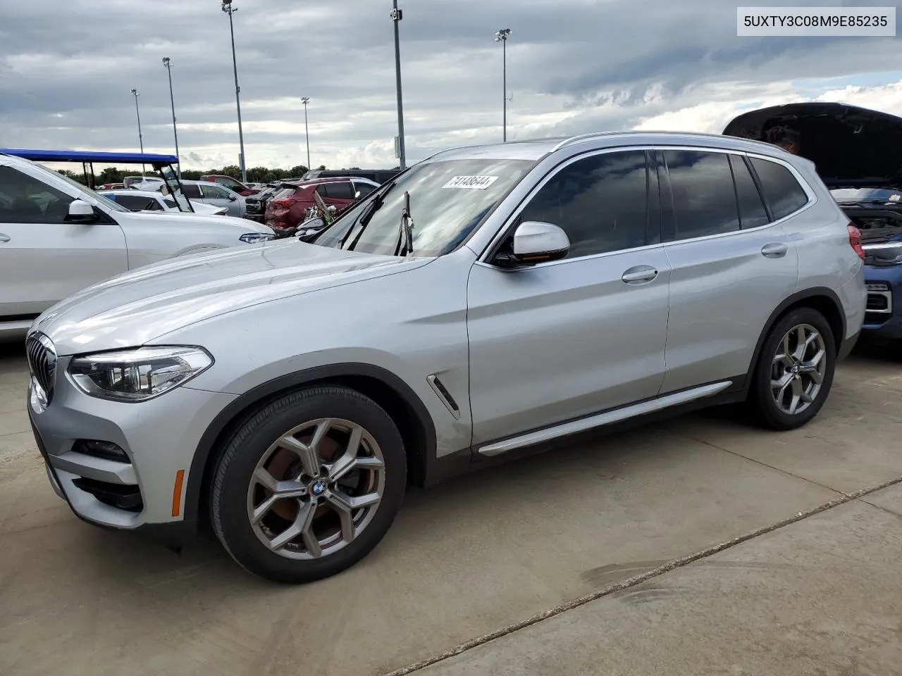 2021 BMW X3 Sdrive30I VIN: 5UXTY3C08M9E85235 Lot: 74148644