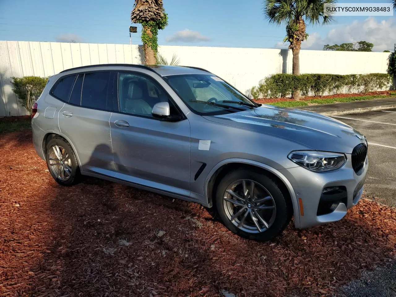 2021 BMW X3 xDrive30I VIN: 5UXTY5C0XM9G38483 Lot: 74285414