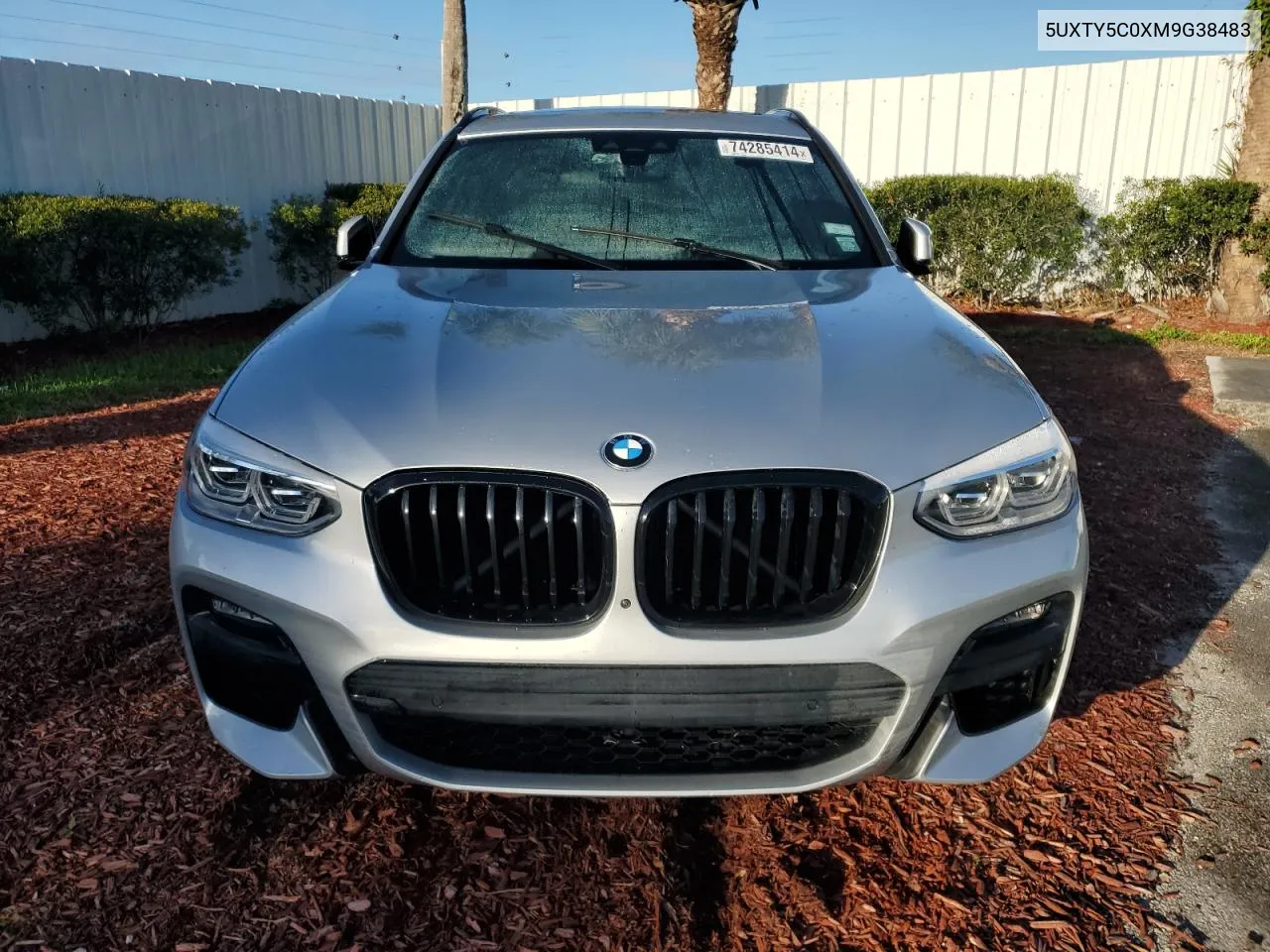 2021 BMW X3 xDrive30I VIN: 5UXTY5C0XM9G38483 Lot: 74285414