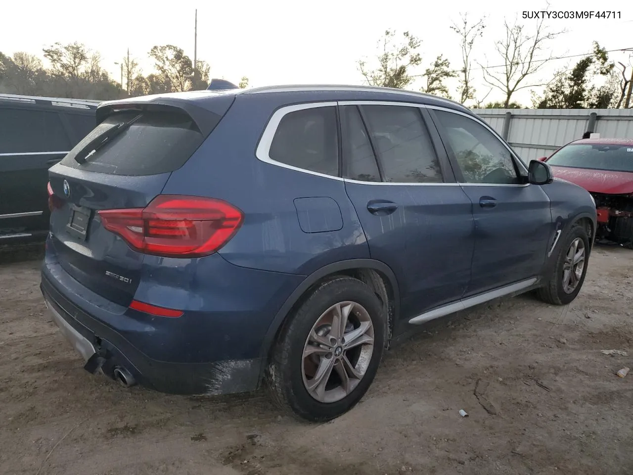 2021 BMW X3 Sdrive30I VIN: 5UXTY3C03M9F44711 Lot: 75022644