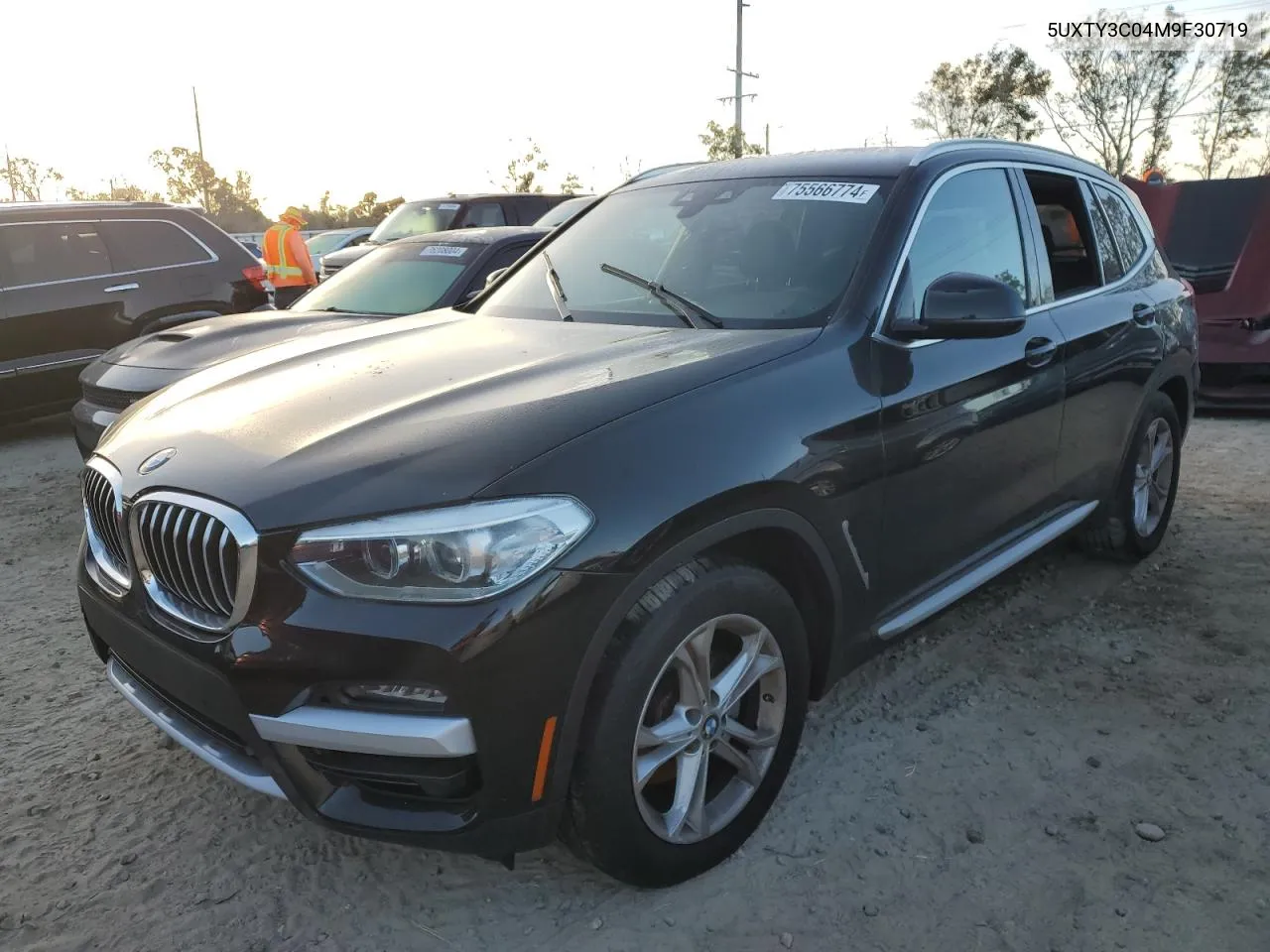 2021 BMW X3 Sdrive30I VIN: 5UXTY3C04M9F30719 Lot: 75566774