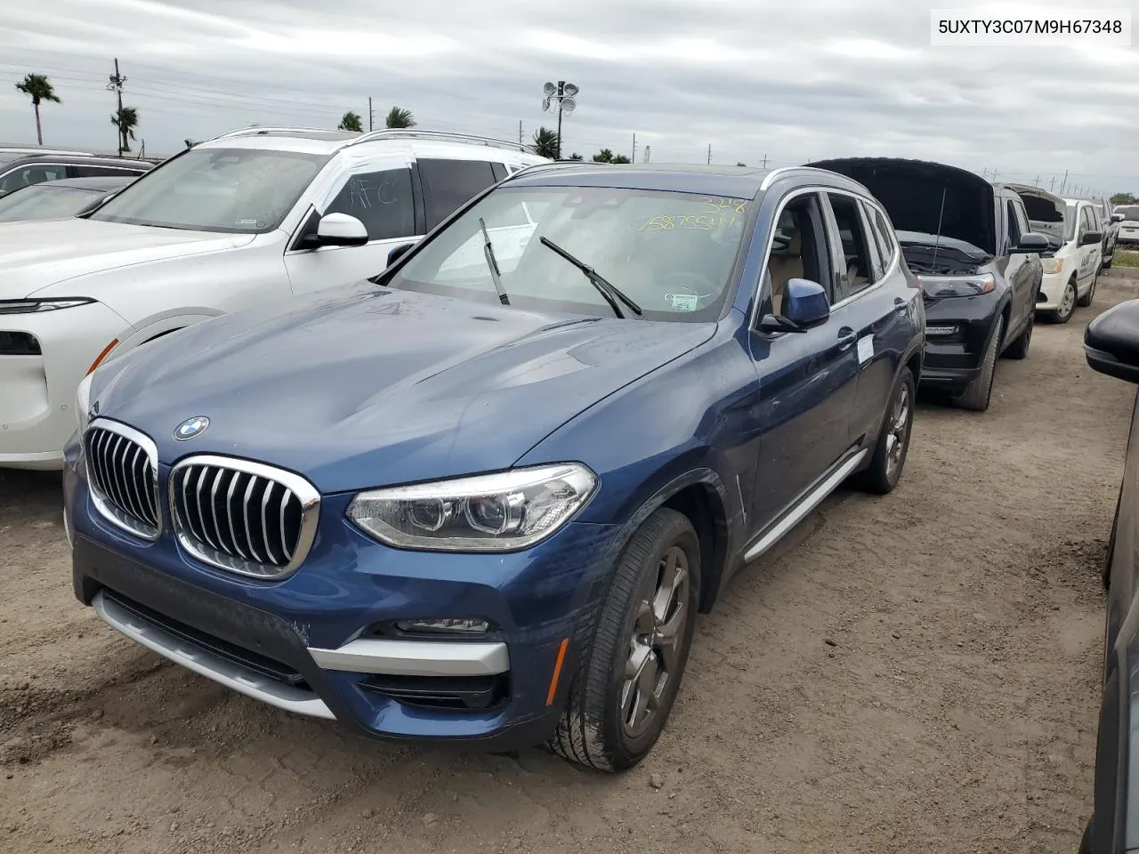 2021 BMW X3 Sdrive30I VIN: 5UXTY3C07M9H67348 Lot: 75875544