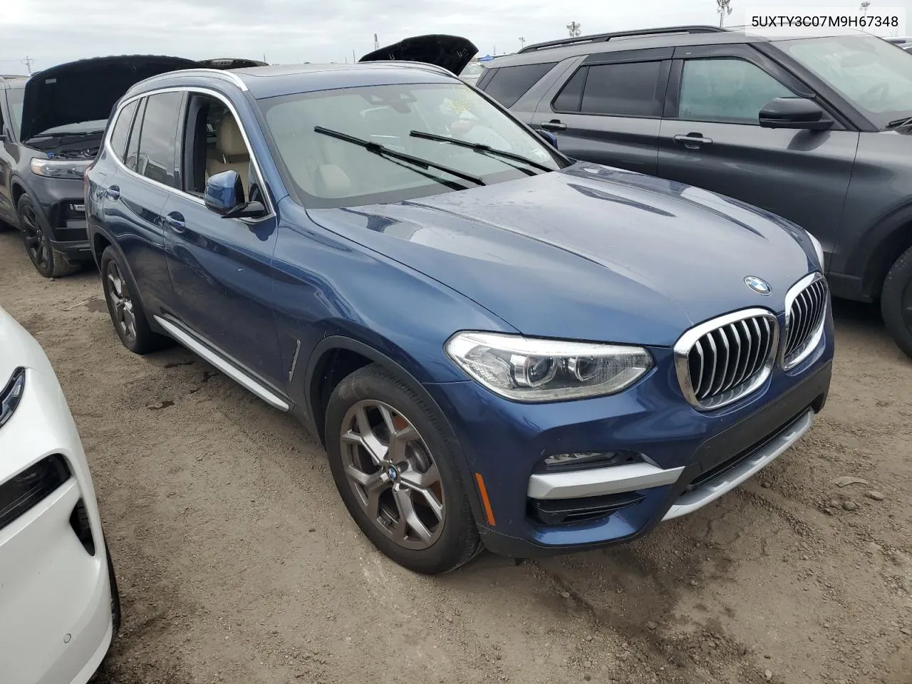 2021 BMW X3 Sdrive30I VIN: 5UXTY3C07M9H67348 Lot: 75875544