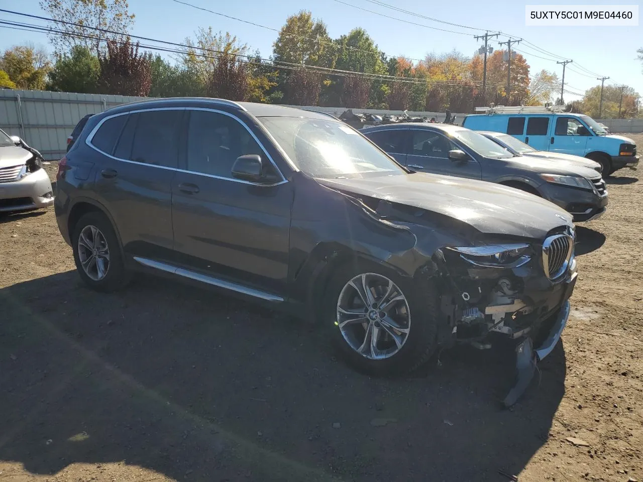 2021 BMW X3 xDrive30I VIN: 5UXTY5C01M9E04460 Lot: 76291894