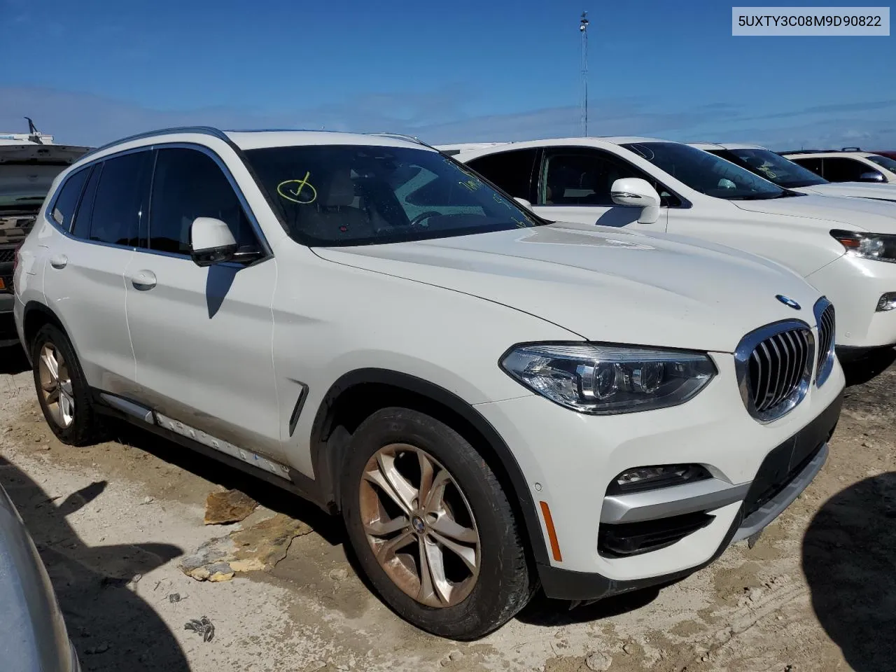 2021 BMW X3 Sdrive30I VIN: 5UXTY3C08M9D90822 Lot: 76993334