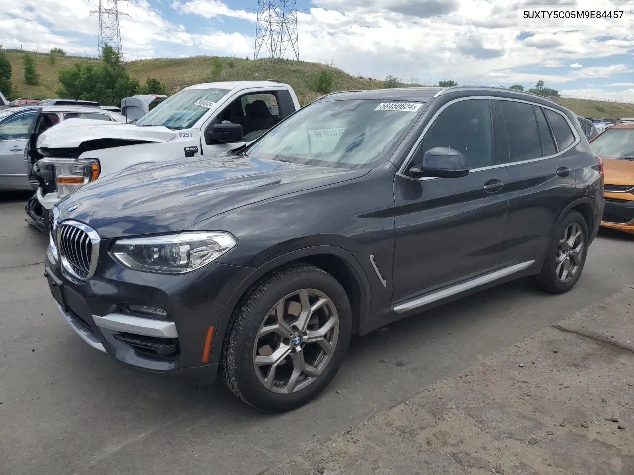 2021 BMW X3 xDrive30I VIN: 5UXTY5C05M9E84457 Lot: 77651394