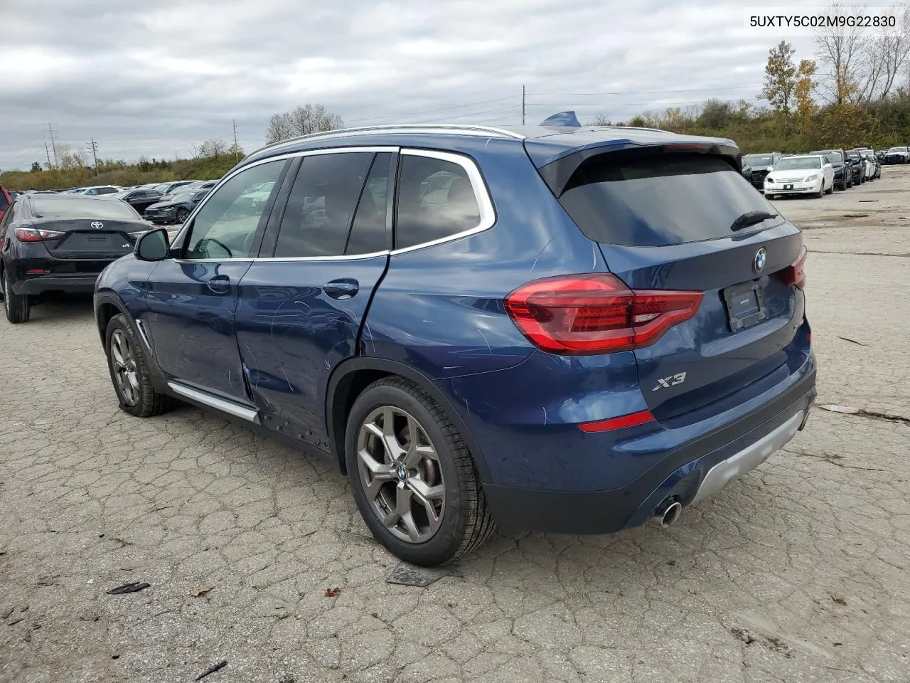 2021 BMW X3 xDrive30I VIN: 5UXTY5C02M9G22830 Lot: 78201954