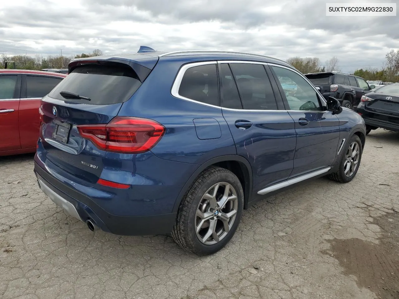 2021 BMW X3 xDrive30I VIN: 5UXTY5C02M9G22830 Lot: 78201954