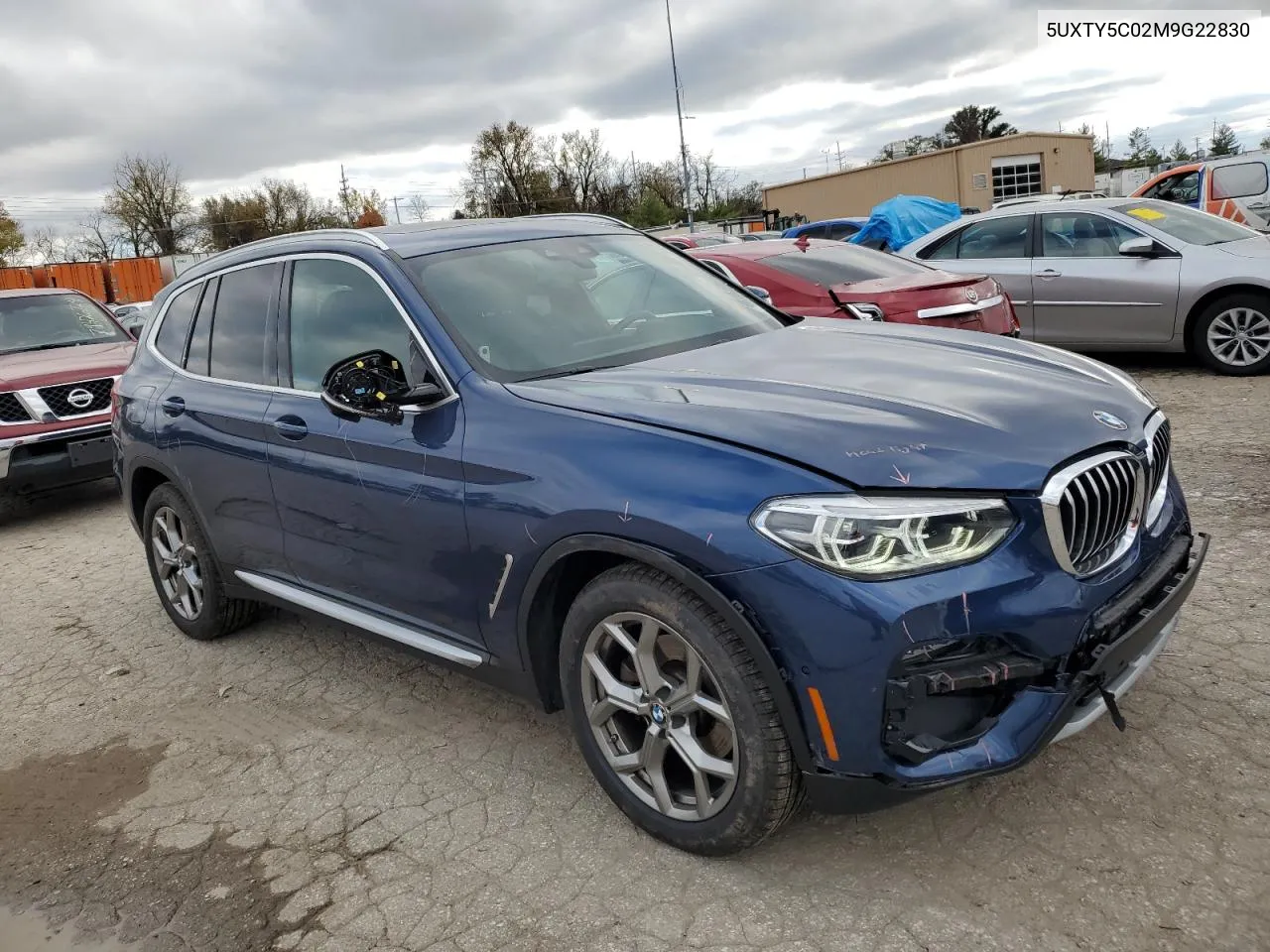 2021 BMW X3 xDrive30I VIN: 5UXTY5C02M9G22830 Lot: 78201954