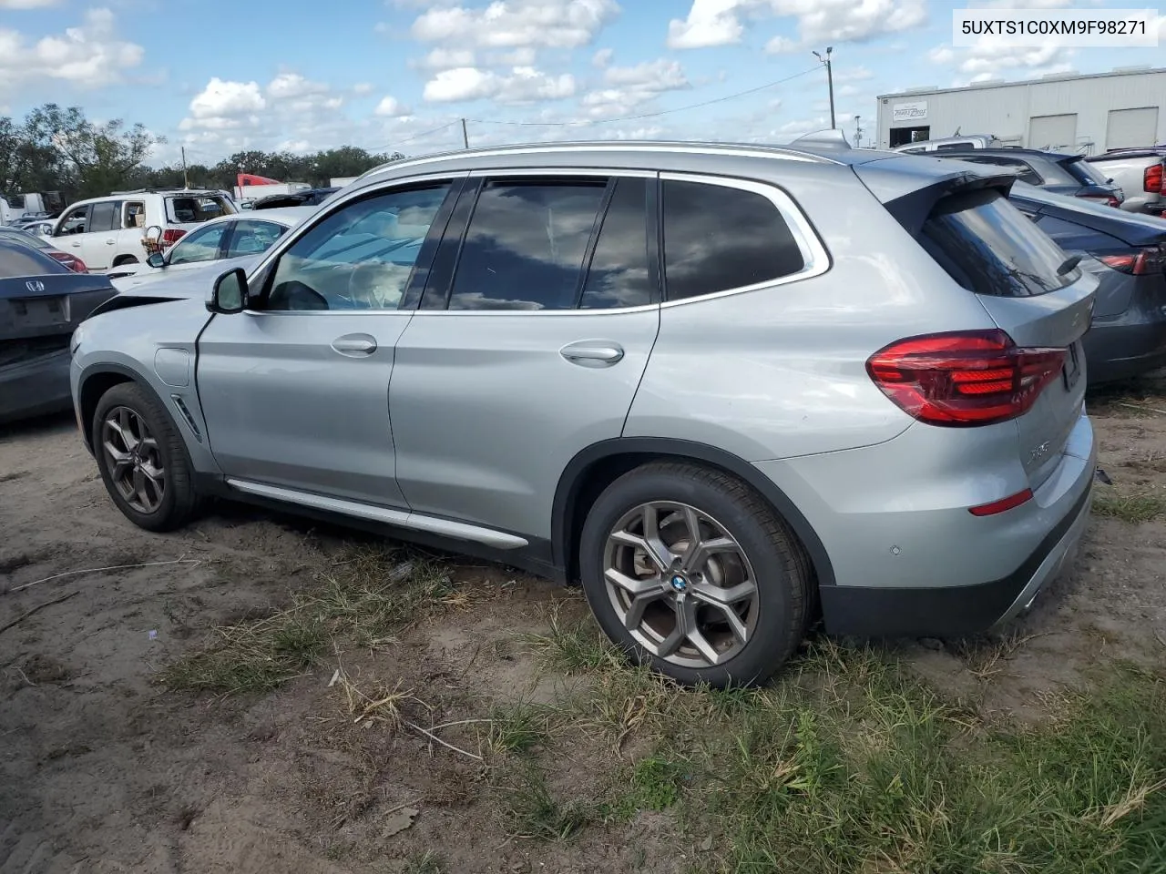 2021 BMW X3 xDrive30E VIN: 5UXTS1C0XM9F98271 Lot: 80448174