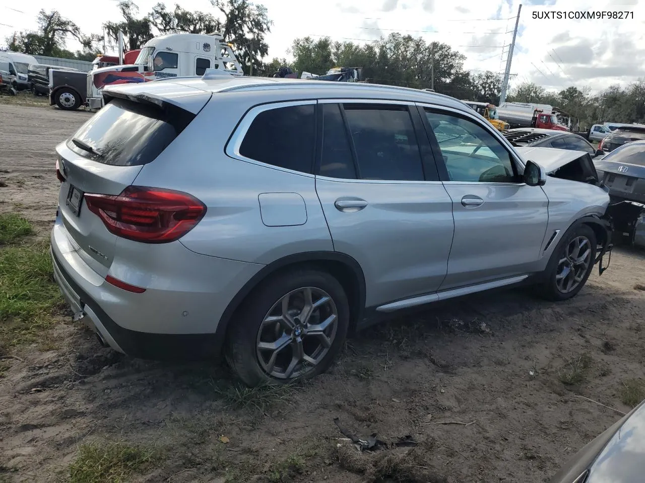 2021 BMW X3 xDrive30E VIN: 5UXTS1C0XM9F98271 Lot: 80448174