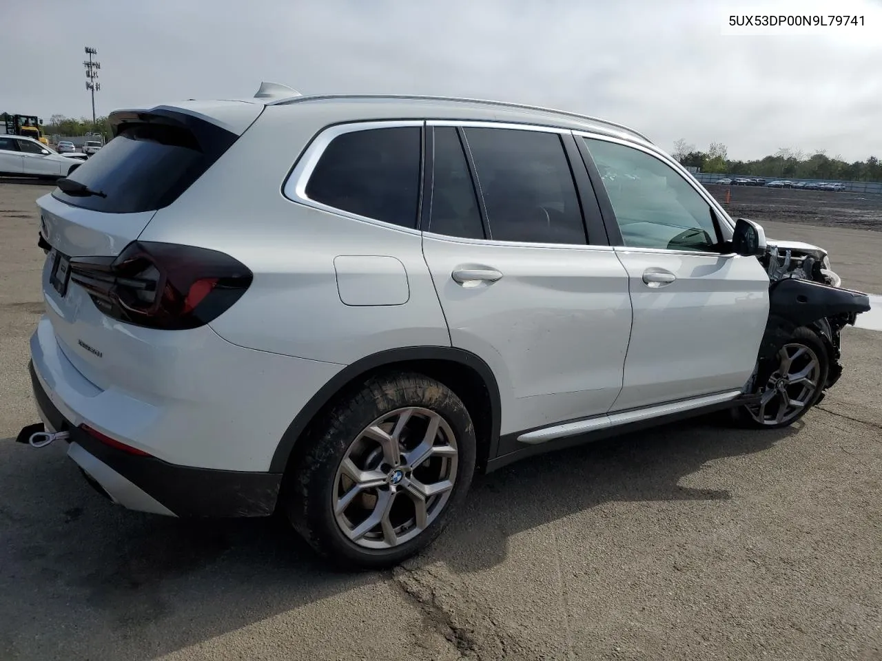 2022 BMW X3 xDrive30I VIN: 5UX53DP00N9L79741 Lot: 54182294