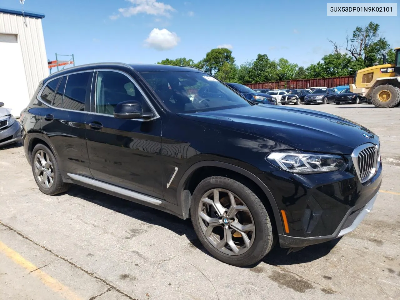 2022 BMW X3 xDrive30I VIN: 5UX53DP01N9K02101 Lot: 54371854