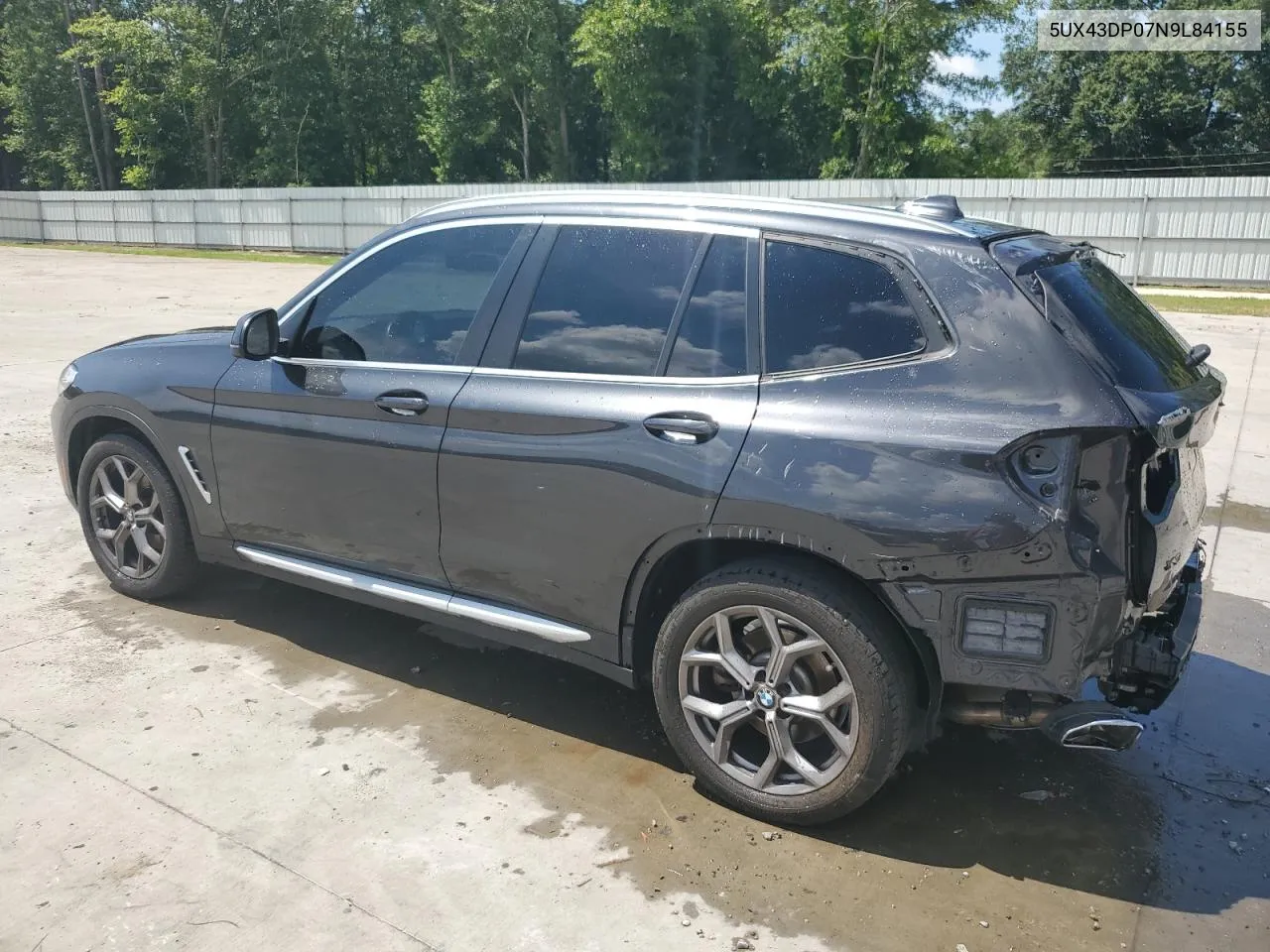 2022 BMW X3 Sdrive30I VIN: 5UX43DP07N9L84155 Lot: 61511654