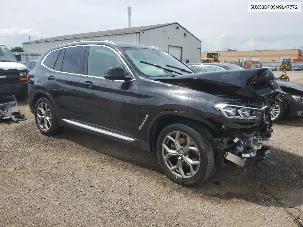 2022 BMW X3 xDrive30I VIN: 5UX53DP05N9L47772 Lot: 61919954