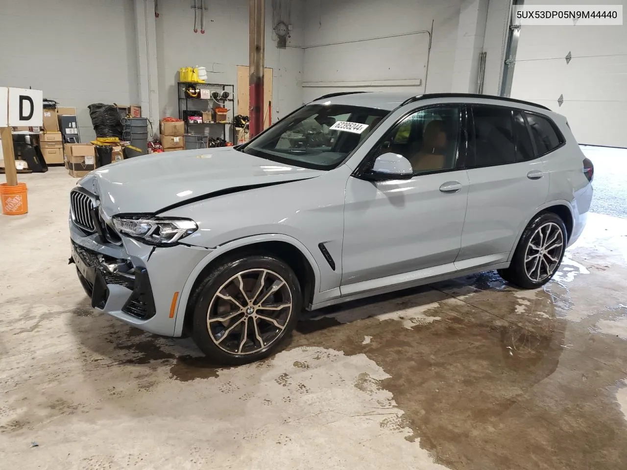 2022 BMW X3 xDrive30I VIN: 5UX53DP05N9M44440 Lot: 62395244