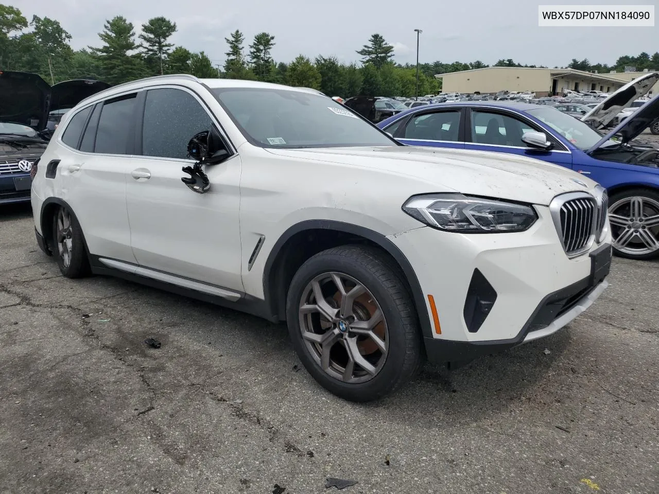 2022 BMW X3 xDrive30I VIN: WBX57DP07NN184090 Lot: 63232584