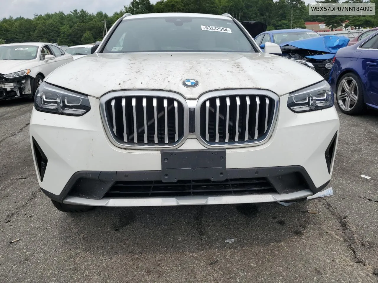 2022 BMW X3 xDrive30I VIN: WBX57DP07NN184090 Lot: 63232584