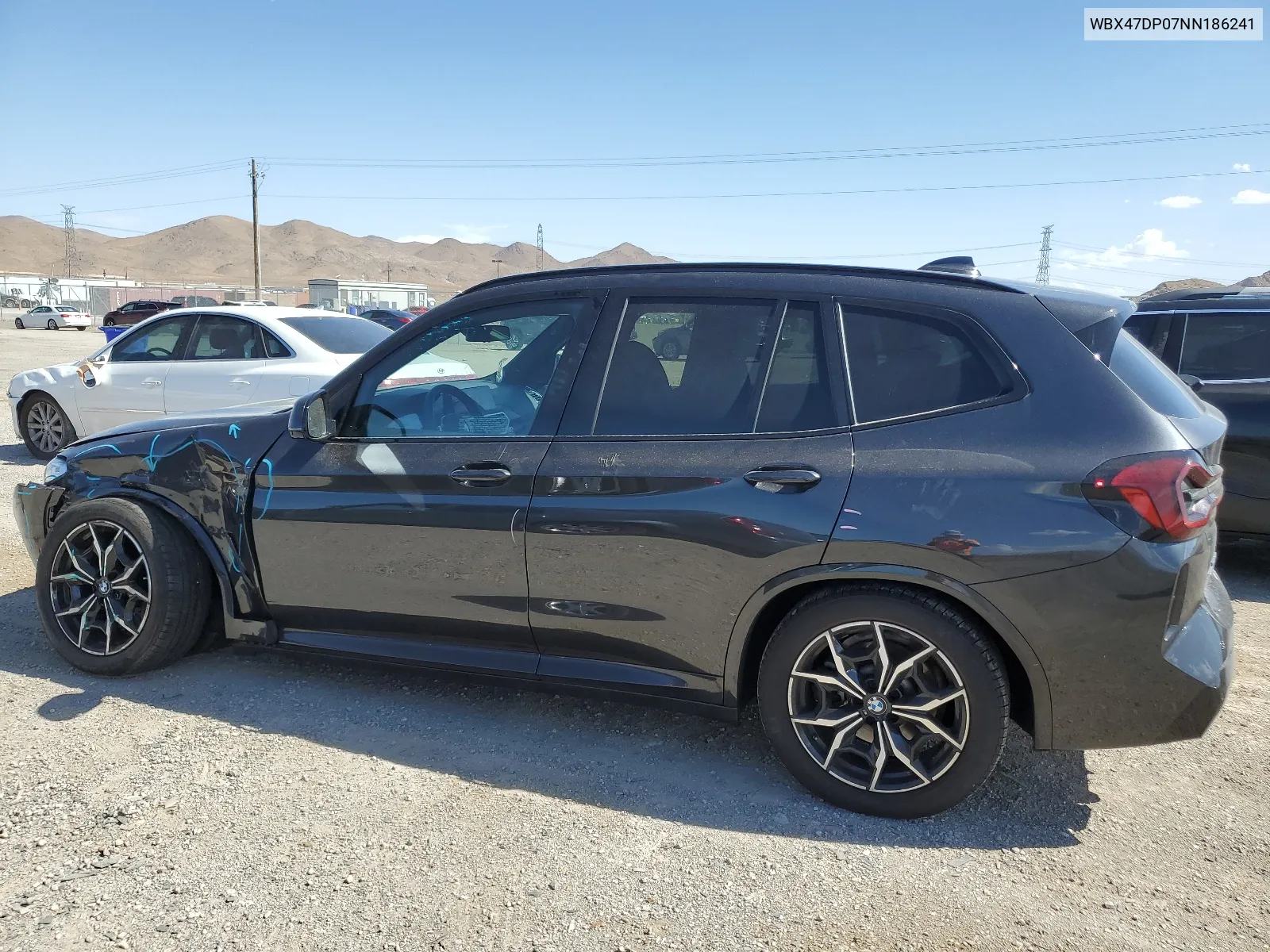 2022 BMW X3 Sdrive30I VIN: WBX47DP07NN186241 Lot: 64623204