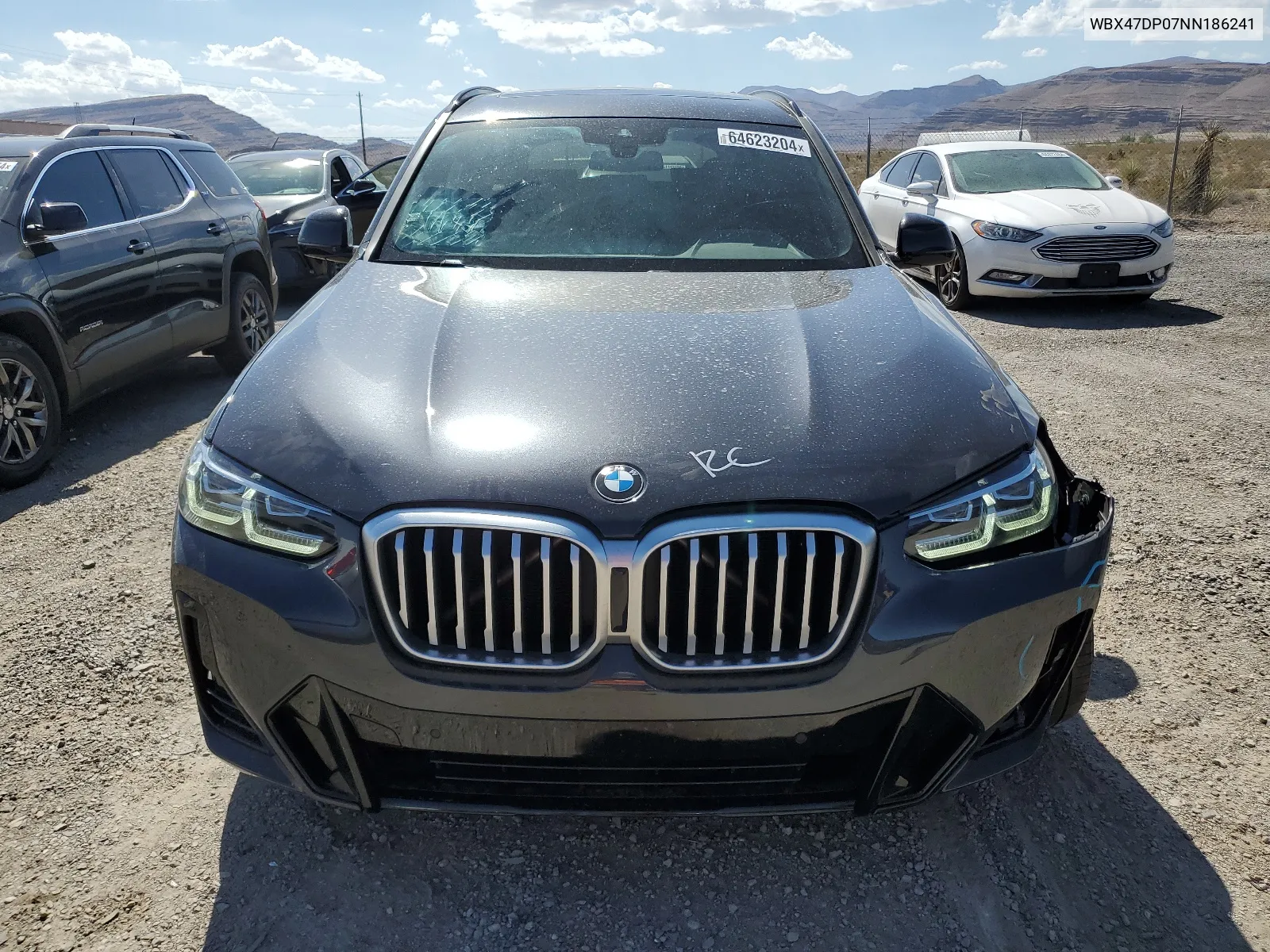 2022 BMW X3 Sdrive30I VIN: WBX47DP07NN186241 Lot: 64623204