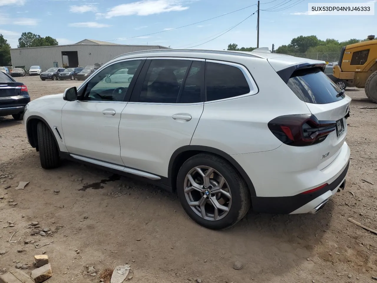 2022 BMW X3 xDrive30I VIN: 5UX53DP04N9J46333 Lot: 68492544