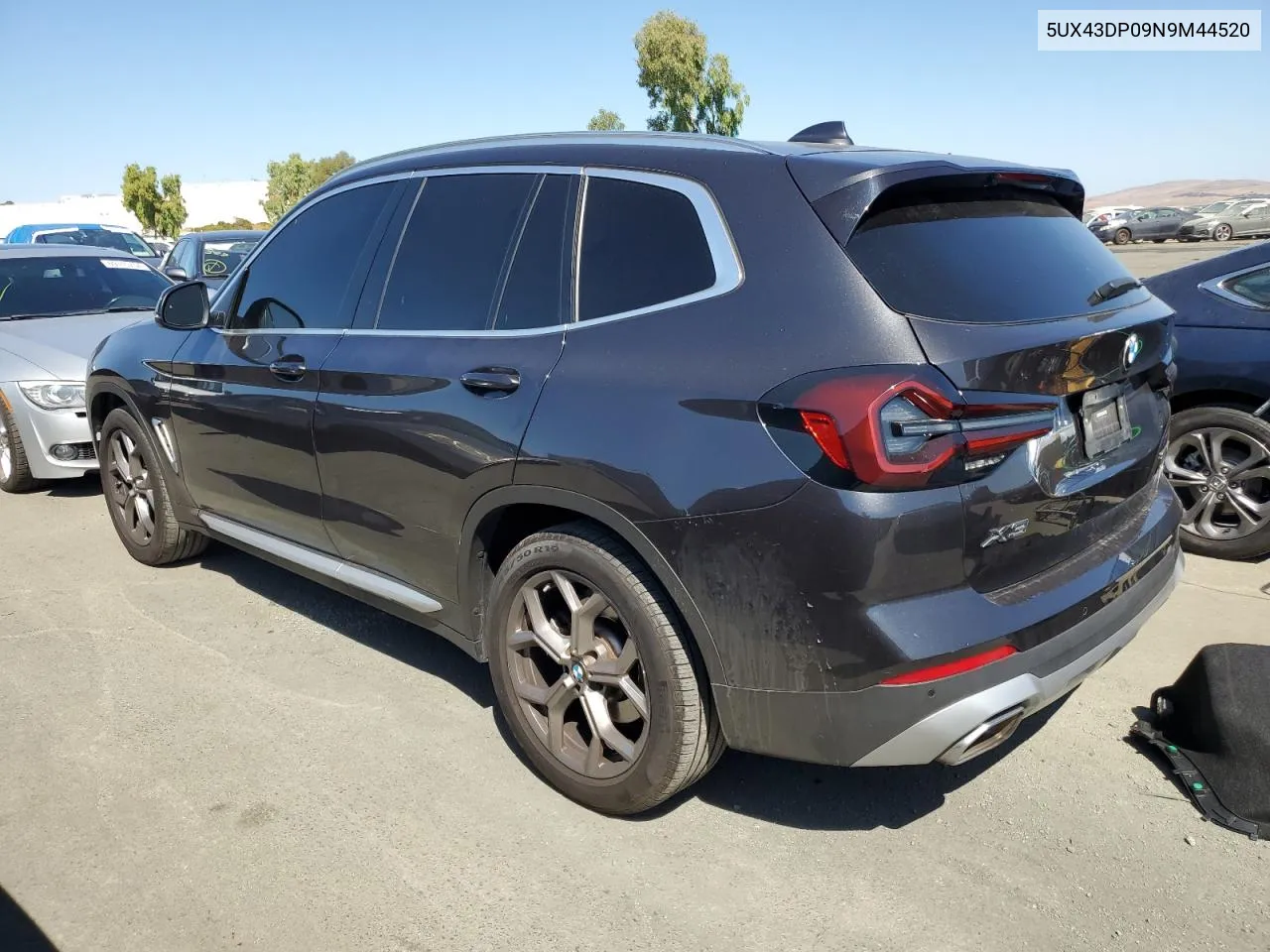 2022 BMW X3 Sdrive30I VIN: 5UX43DP09N9M44520 Lot: 68738894