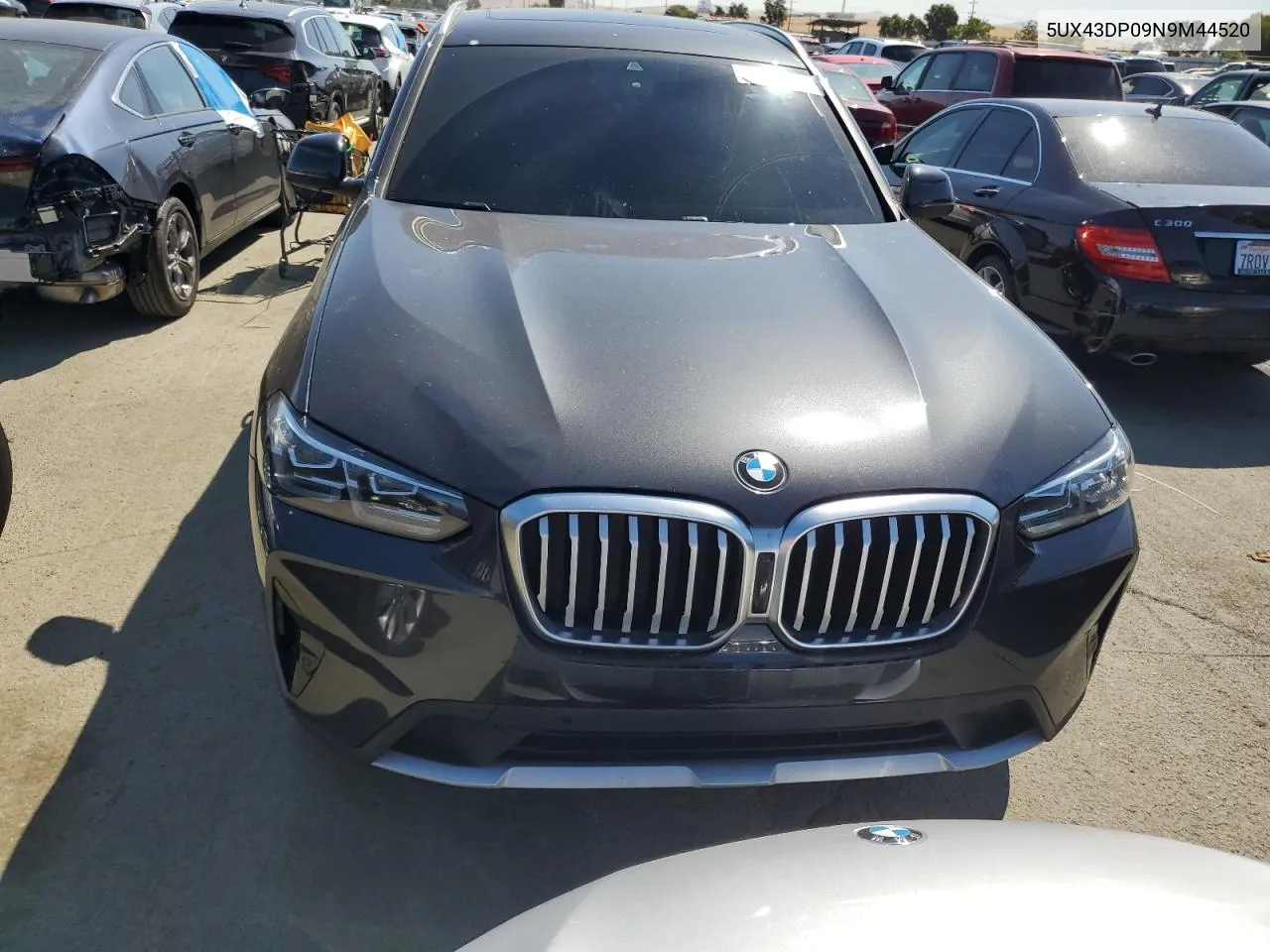 2022 BMW X3 Sdrive30I VIN: 5UX43DP09N9M44520 Lot: 68738894