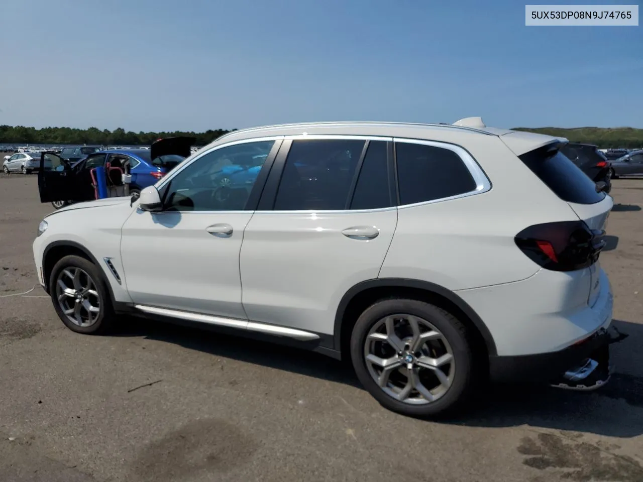 5UX53DP08N9J74765 2022 BMW X3 xDrive30I