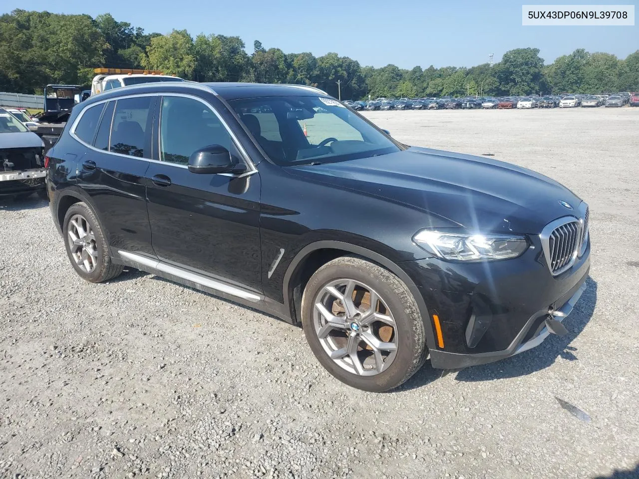 2022 BMW X3 Sdrive30I VIN: 5UX43DP06N9L39708 Lot: 69275694