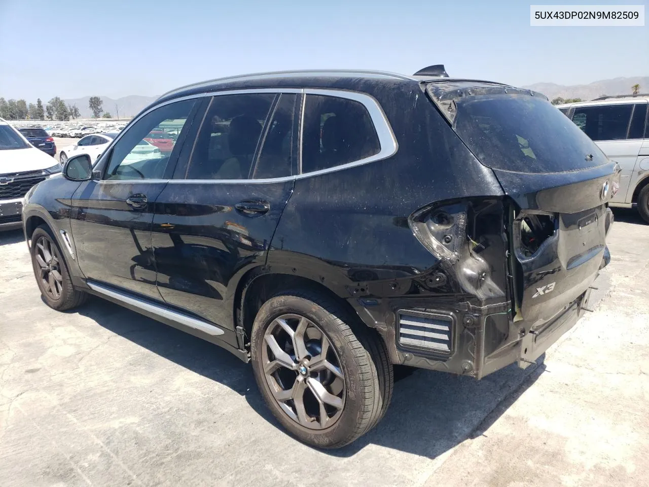 2022 BMW X3 Sdrive30I VIN: 5UX43DP02N9M82509 Lot: 69310124