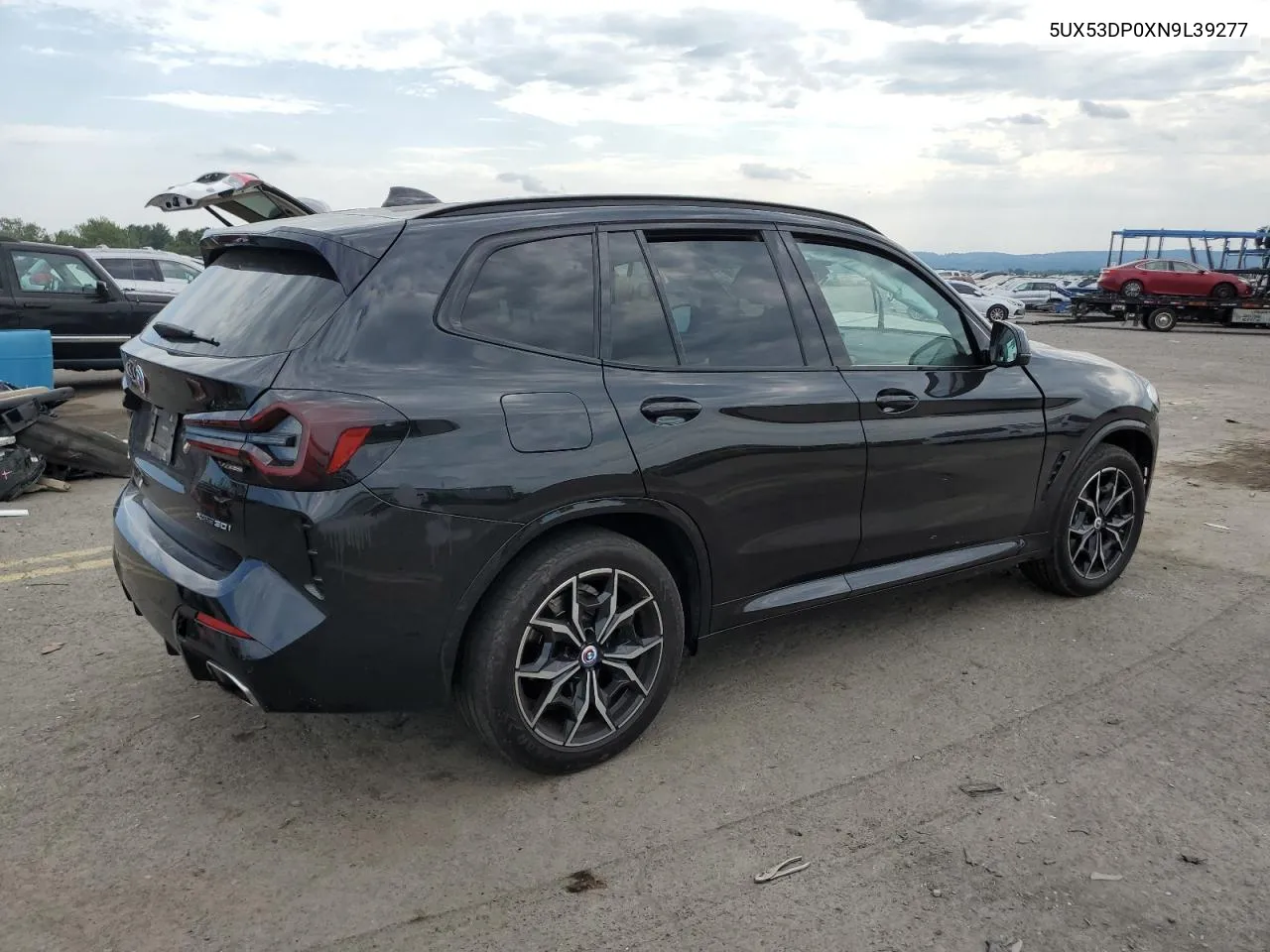 2022 BMW X3 xDrive30I VIN: 5UX53DP0XN9L39277 Lot: 69491124