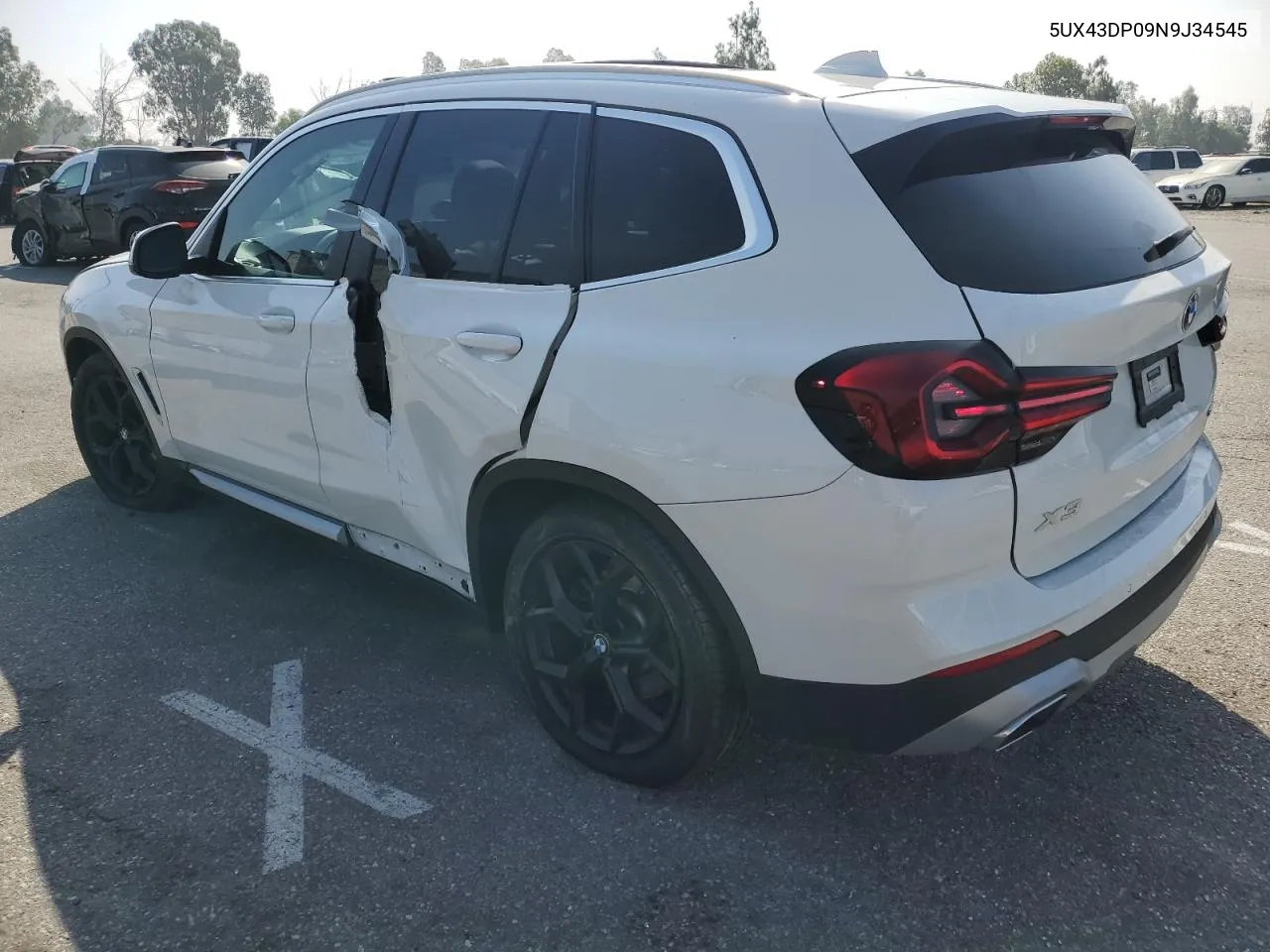 2022 BMW X3 Sdrive30I VIN: 5UX43DP09N9J34545 Lot: 69542814