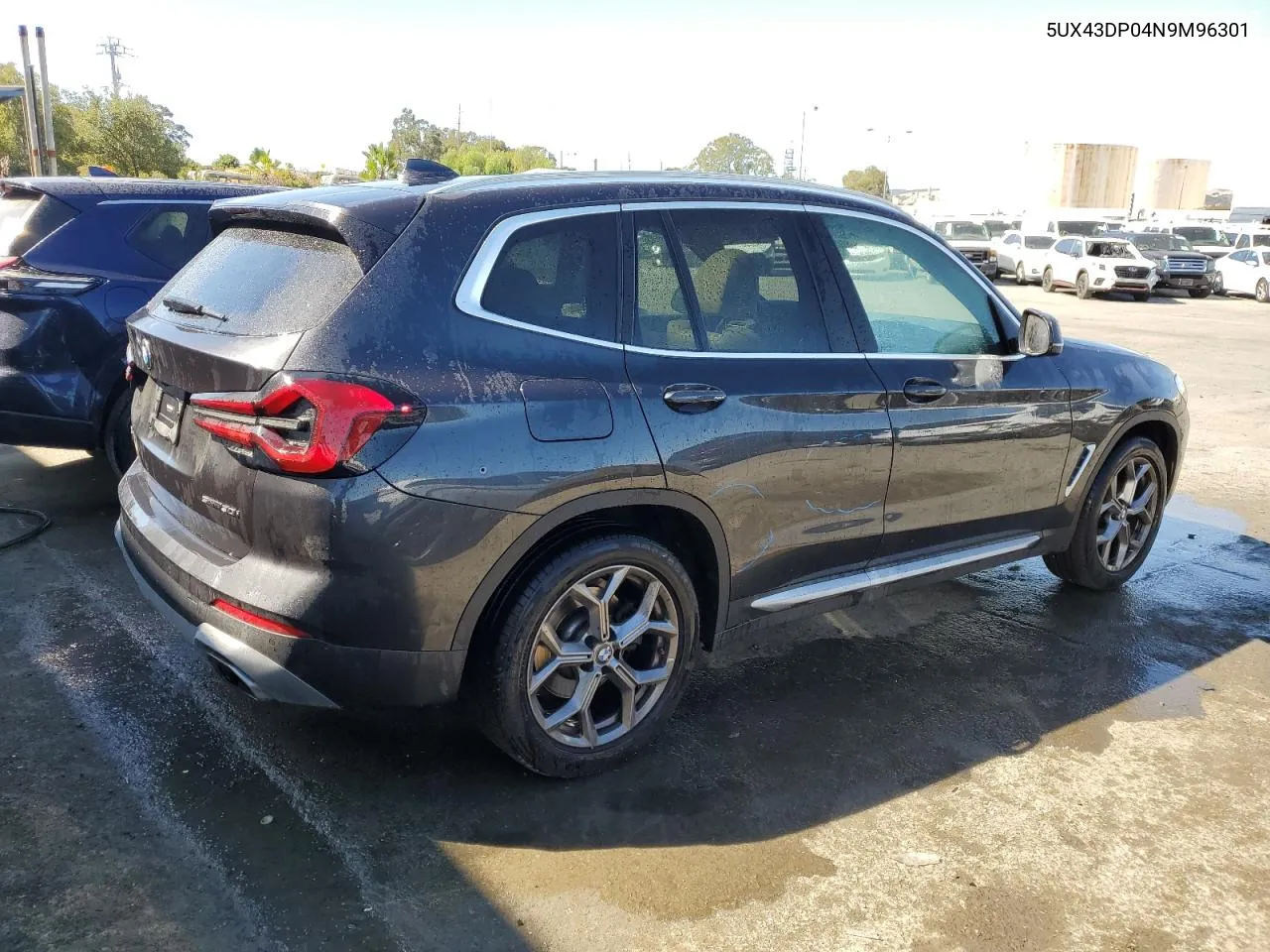 2022 BMW X3 Sdrive30I VIN: 5UX43DP04N9M96301 Lot: 69725274