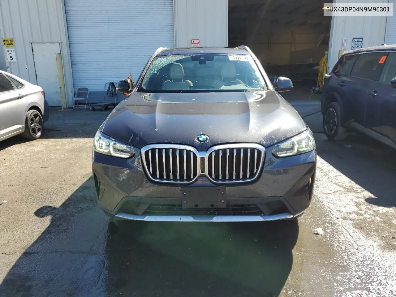 2022 BMW X3 Sdrive30I VIN: 5UX43DP04N9M96301 Lot: 69725274