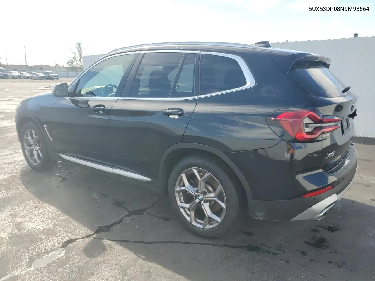 2022 BMW X3 xDrive30I VIN: 5UX53DP08N9M93664 Lot: 71683044