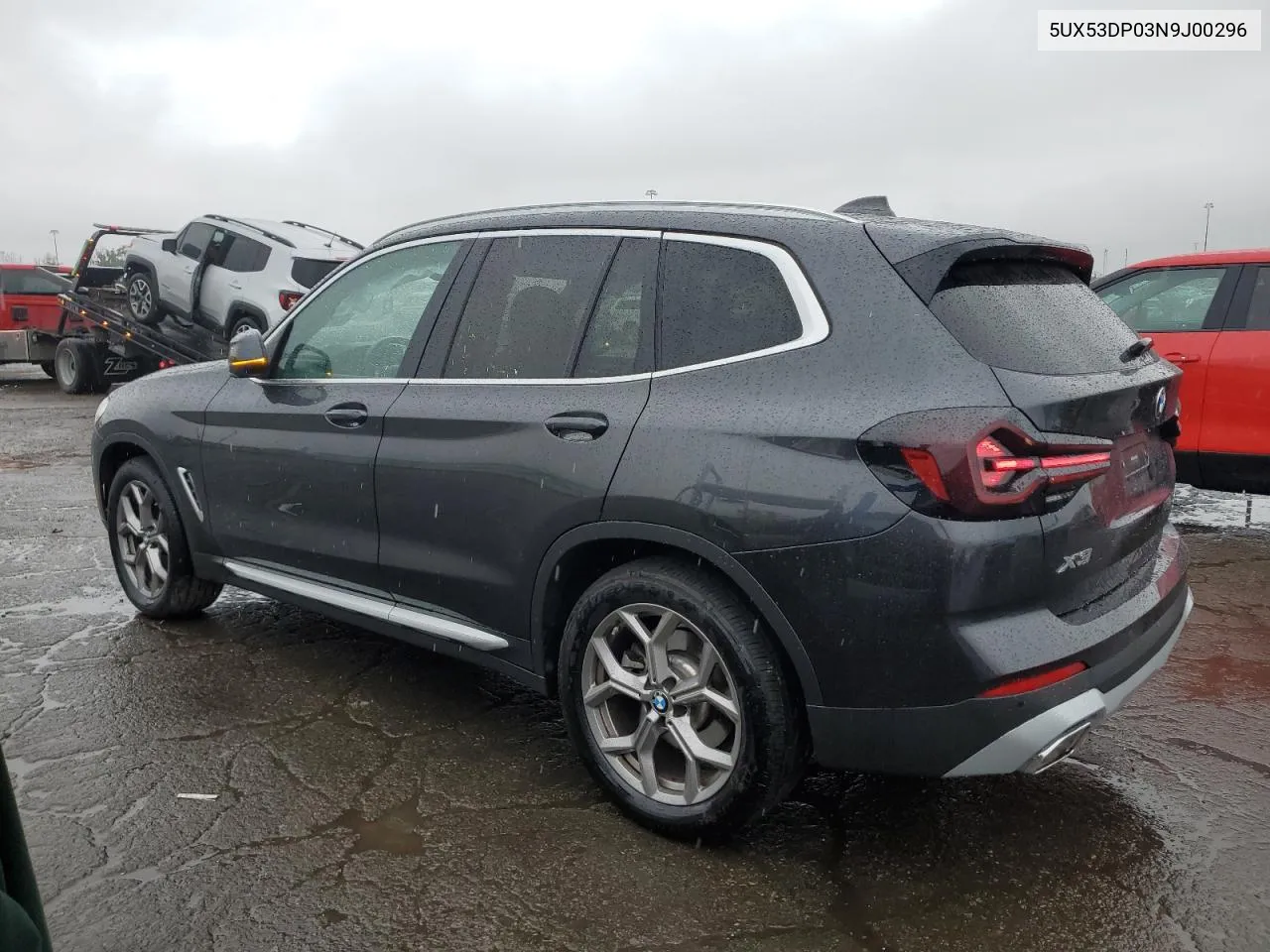 2022 BMW X3 xDrive30I VIN: 5UX53DP03N9J00296 Lot: 72602984