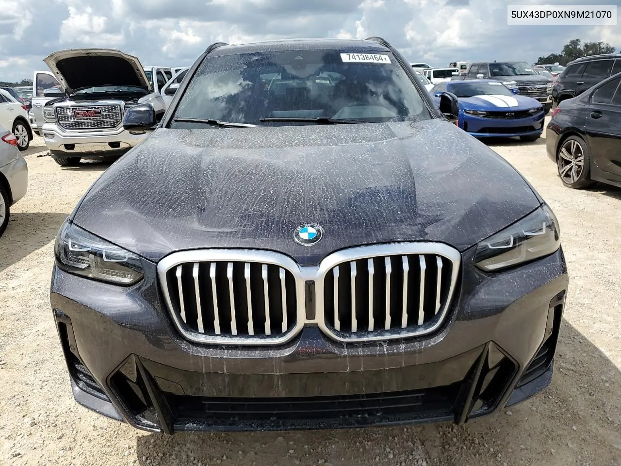 2022 BMW X3 Sdrive30I VIN: 5UX43DP0XN9M21070 Lot: 74138464