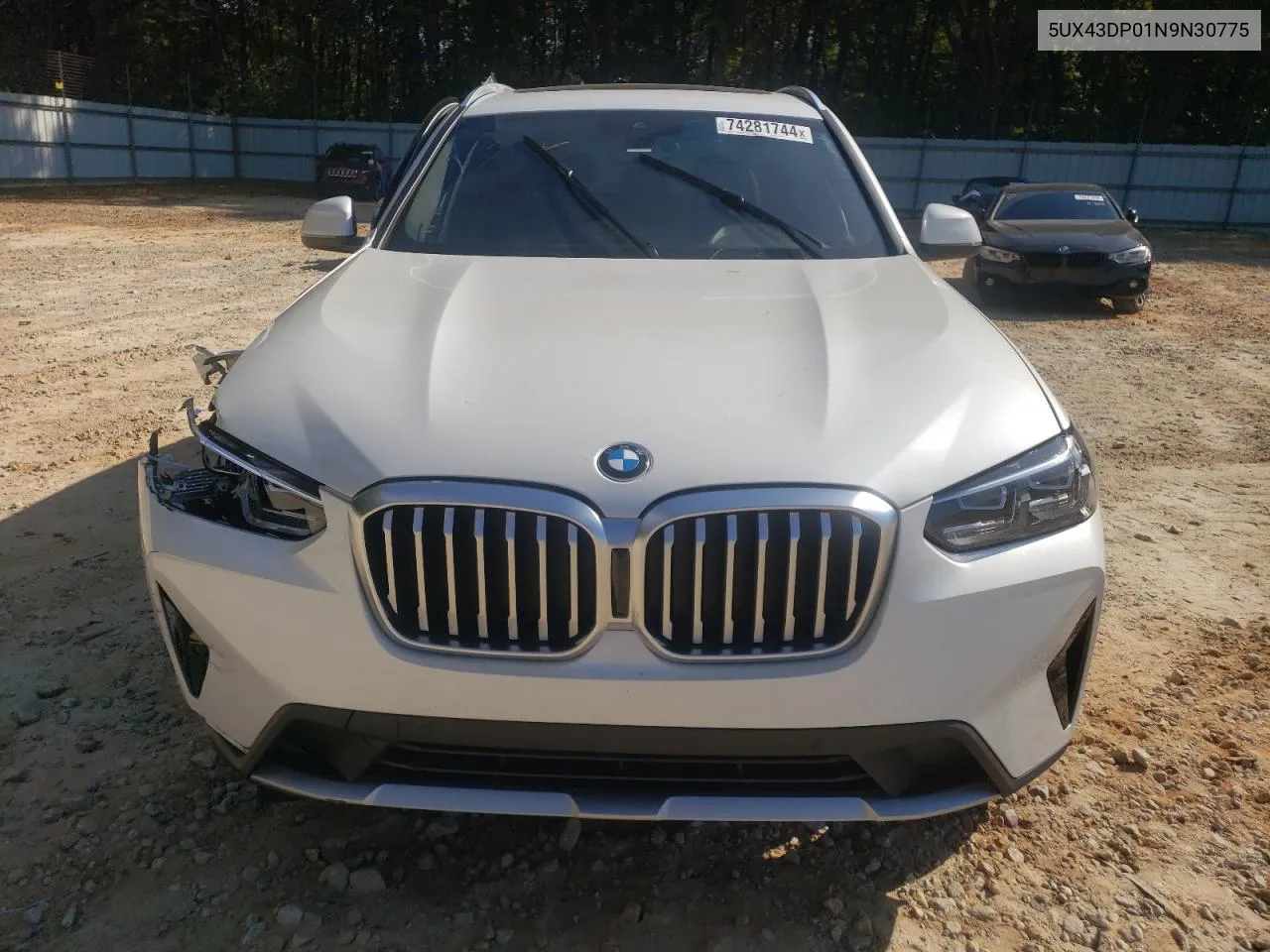 5UX43DP01N9N30775 2022 BMW X3 Sdrive30I