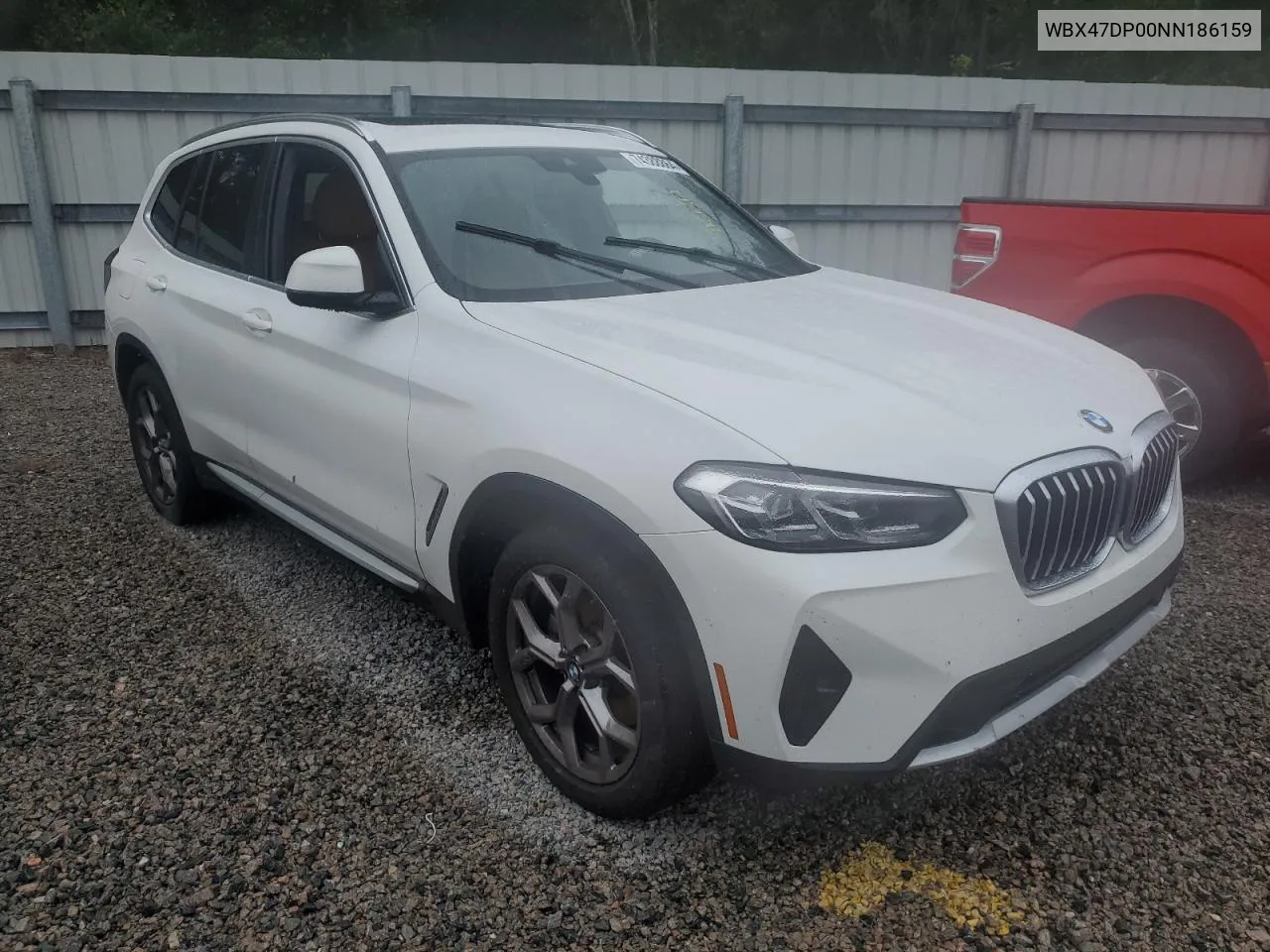 2022 BMW X3 Sdrive30I VIN: WBX47DP00NN186159 Lot: 74388864