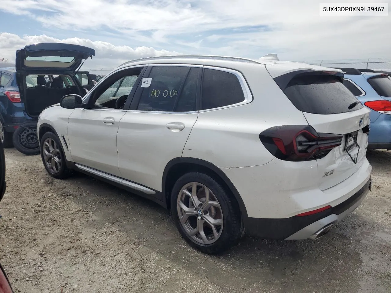 5UX43DP0XN9L39467 2022 BMW X3 Sdrive30I