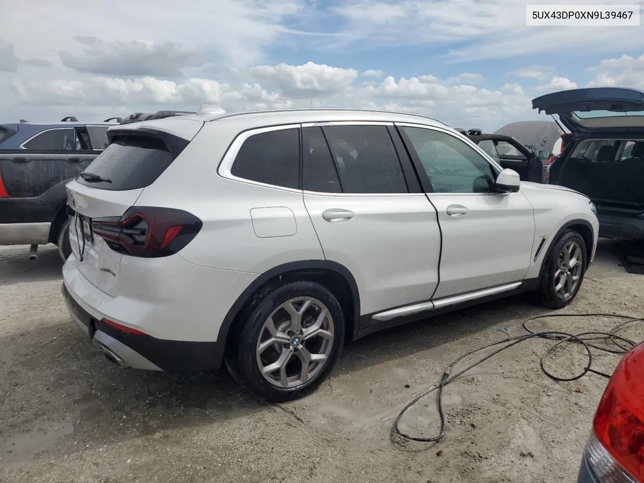 5UX43DP0XN9L39467 2022 BMW X3 Sdrive30I