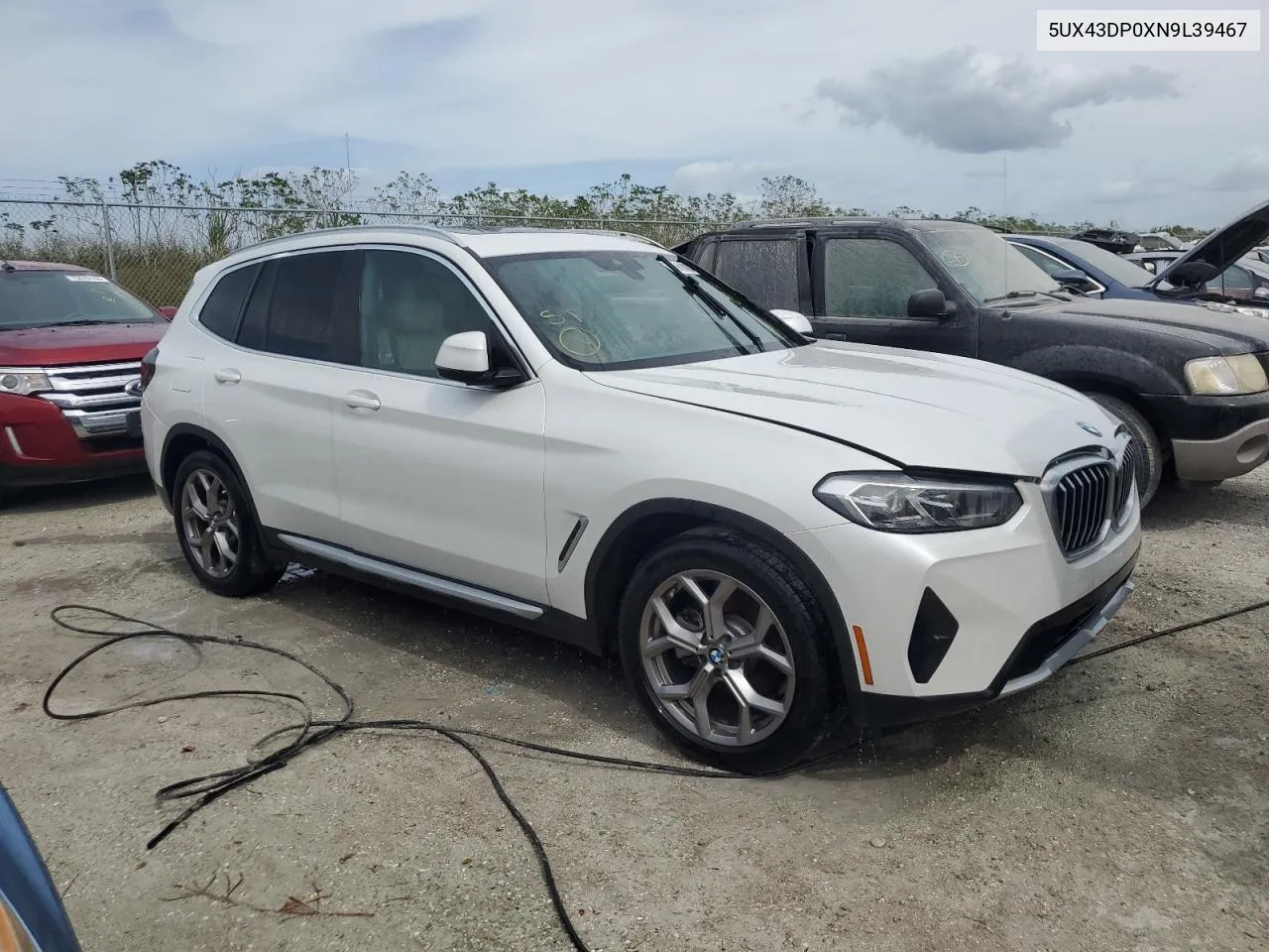 2022 BMW X3 Sdrive30I VIN: 5UX43DP0XN9L39467 Lot: 74668084