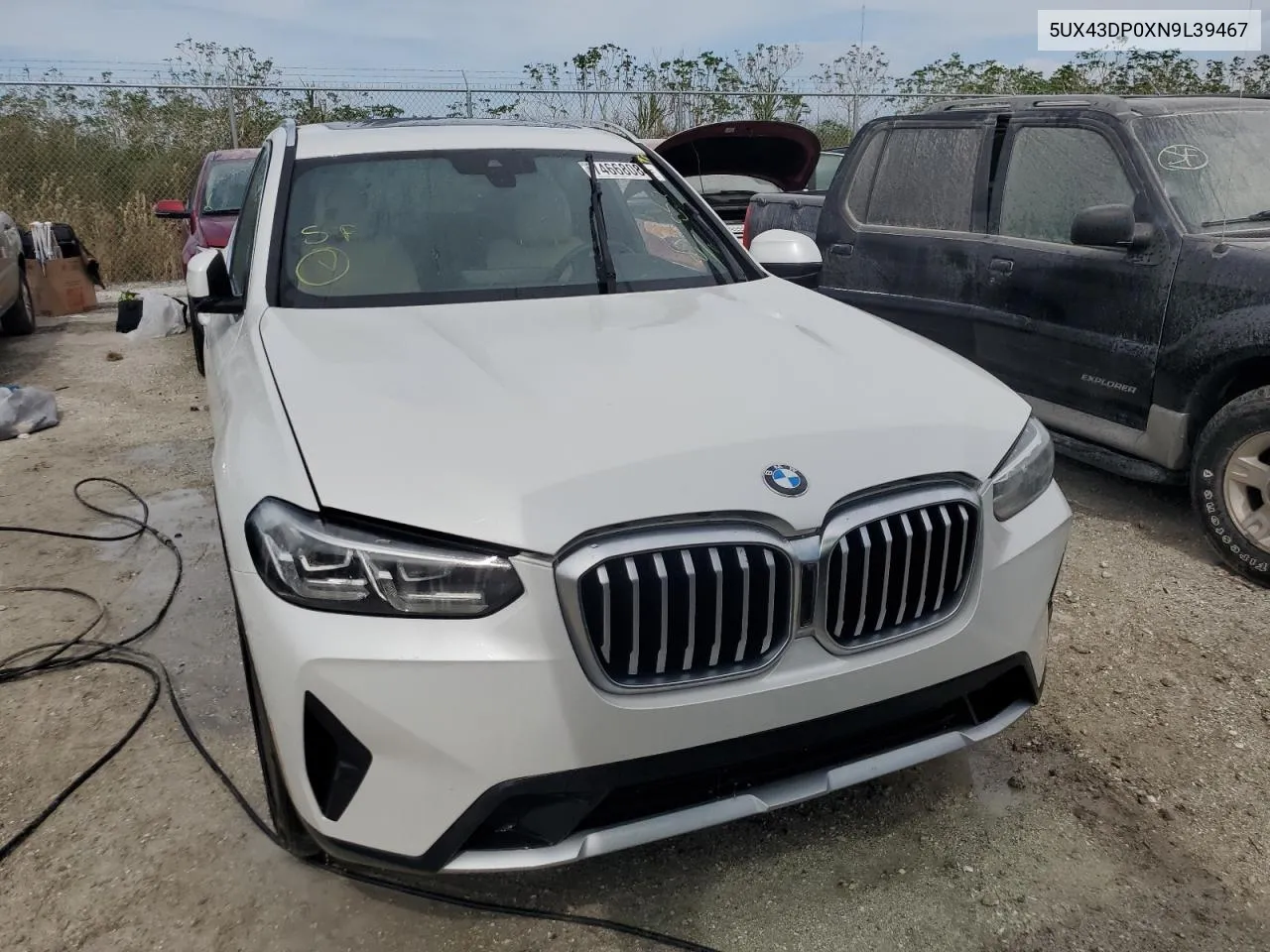 2022 BMW X3 Sdrive30I VIN: 5UX43DP0XN9L39467 Lot: 74668084