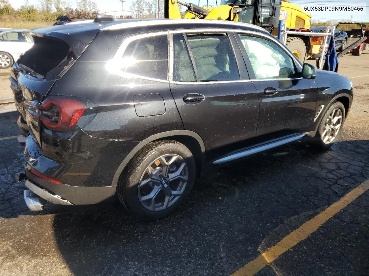 2022 BMW X3 xDrive30I VIN: 5UX53DP09N9M50466 Lot: 76023714