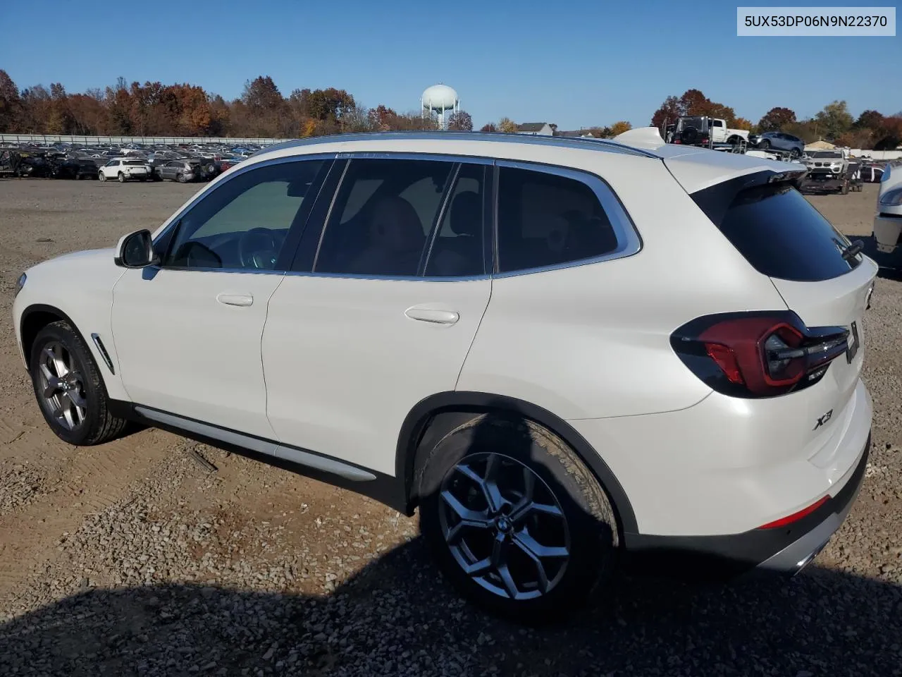 2022 BMW X3 xDrive30I VIN: 5UX53DP06N9N22370 Lot: 77820974