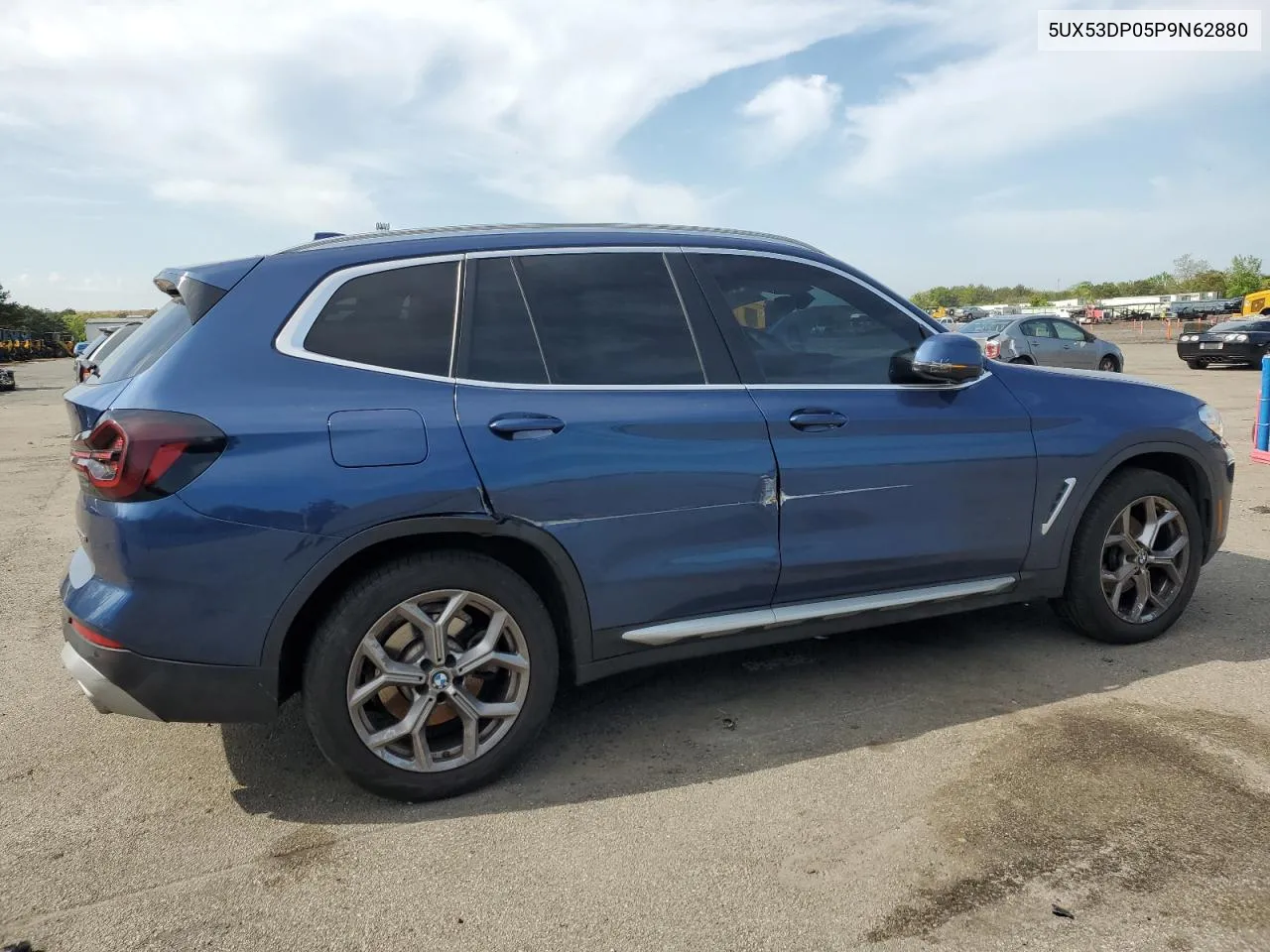 2023 BMW X3 xDrive30I VIN: 5UX53DP05P9N62880 Lot: 55899024