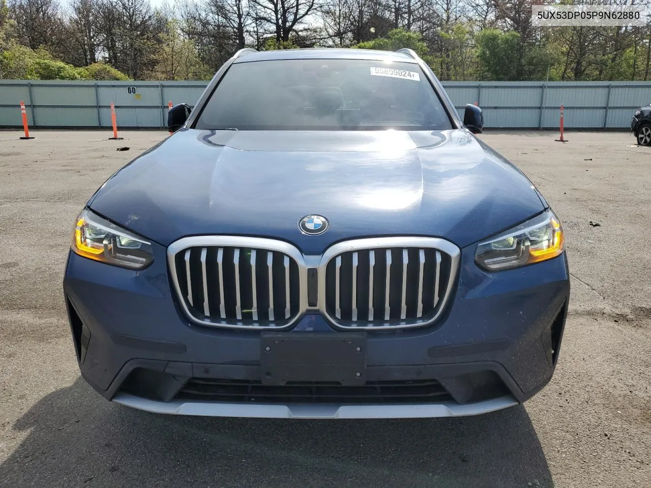 2023 BMW X3 xDrive30I VIN: 5UX53DP05P9N62880 Lot: 55899024