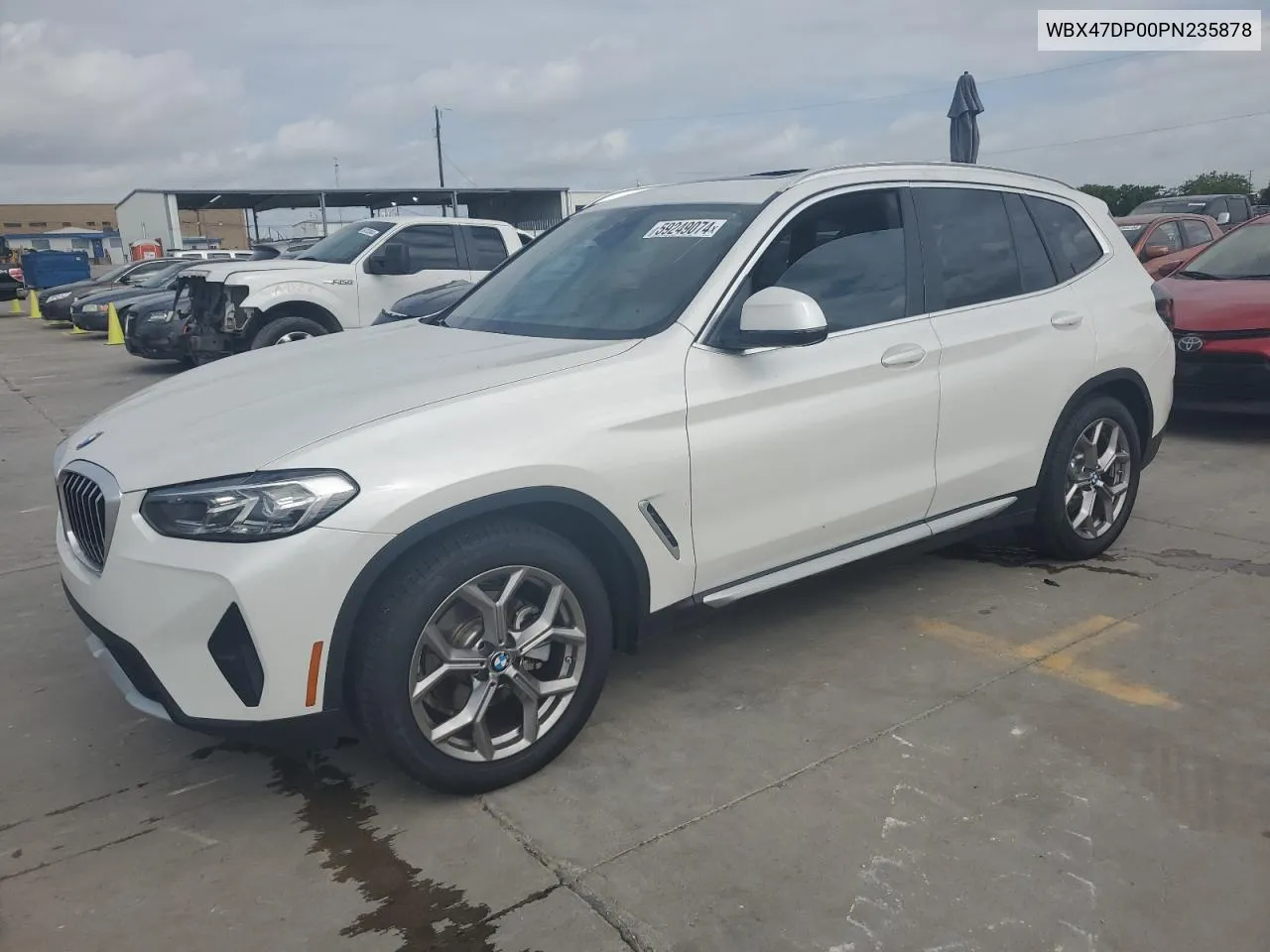 2023 BMW X3 Sdrive30I VIN: WBX47DP00PN235878 Lot: 59249074