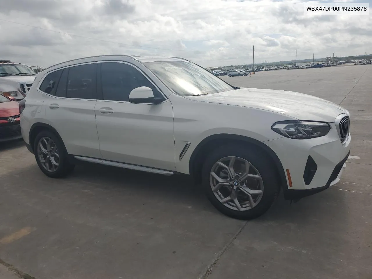 2023 BMW X3 Sdrive30I VIN: WBX47DP00PN235878 Lot: 59249074